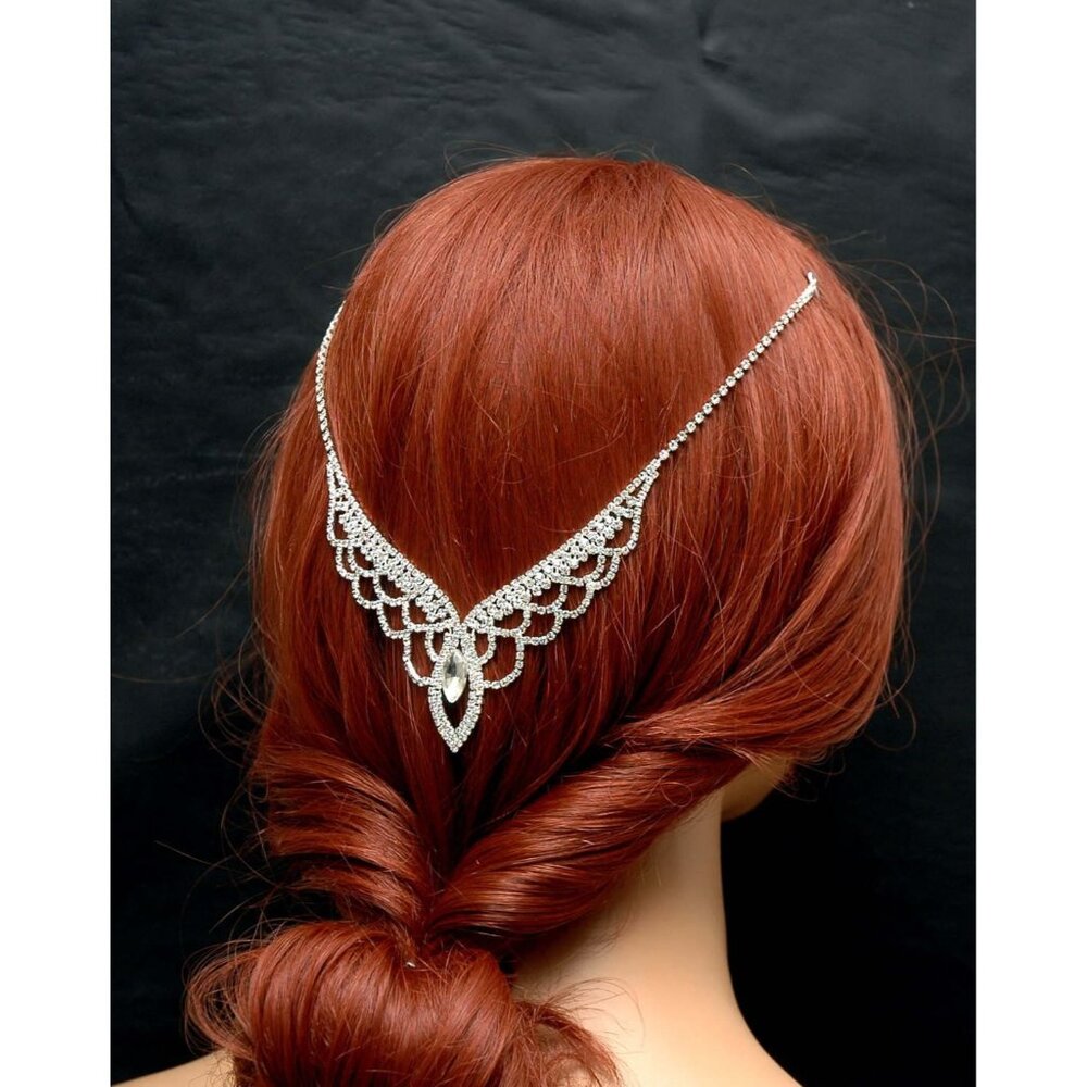 Rhinestone Wedding Bridal Headpiece - Picture 3 of 3